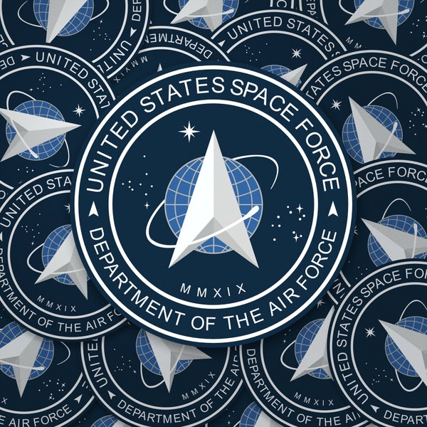 Space Force Sticker, Space Stickers, Custom Decals, Stickers, Custom Stickers, Space Force, Military Stickers, United States, USA Stickers