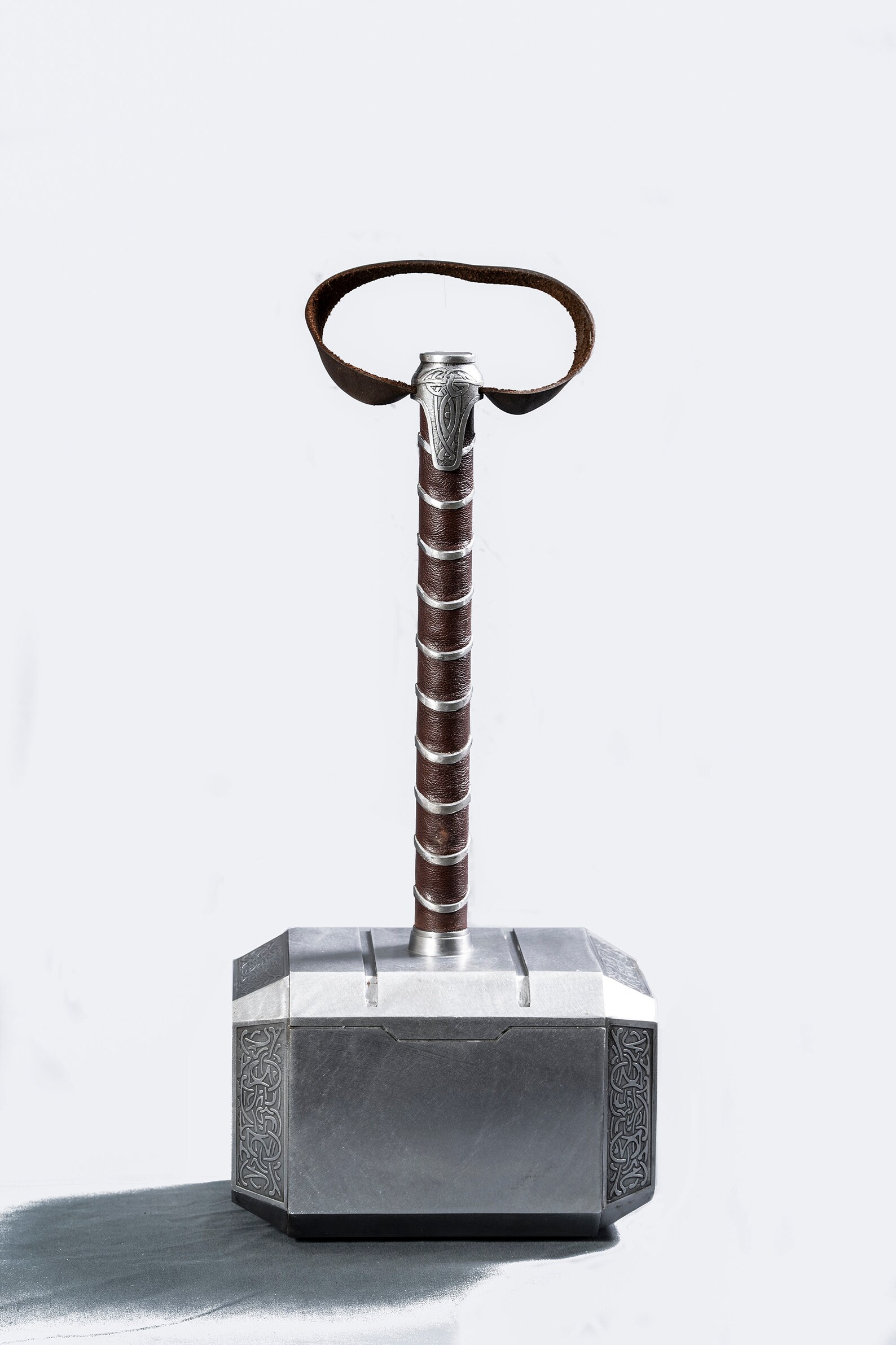 Martello Di Thor Mjolnir In Acciaio - Battitore Carne Marvel Official - Foto 3