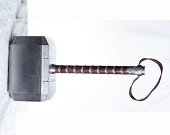 Thor&#39;s hammer Mjolnir replica from Thor: The Dark World/Avengers 2. Handmade, full-scale, all steel construction. (MADE TO ORDER)
