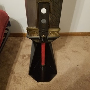 Custom steel display stand for giant swords