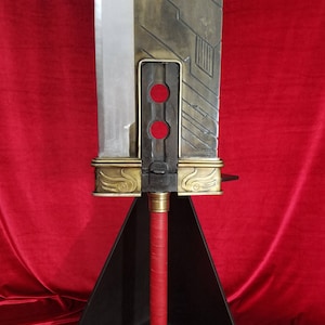 Crisis Core style Buster Sword from Final Fantasy 7 Cloud Strife's Handmade, full-scale, all steel construction. MADE TO ORDER image 3