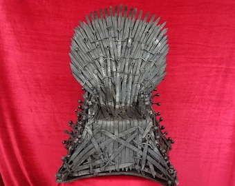 All steel 1:3 scale Iron Throne replica from Game Of Thrones (MADE TO ORDER)