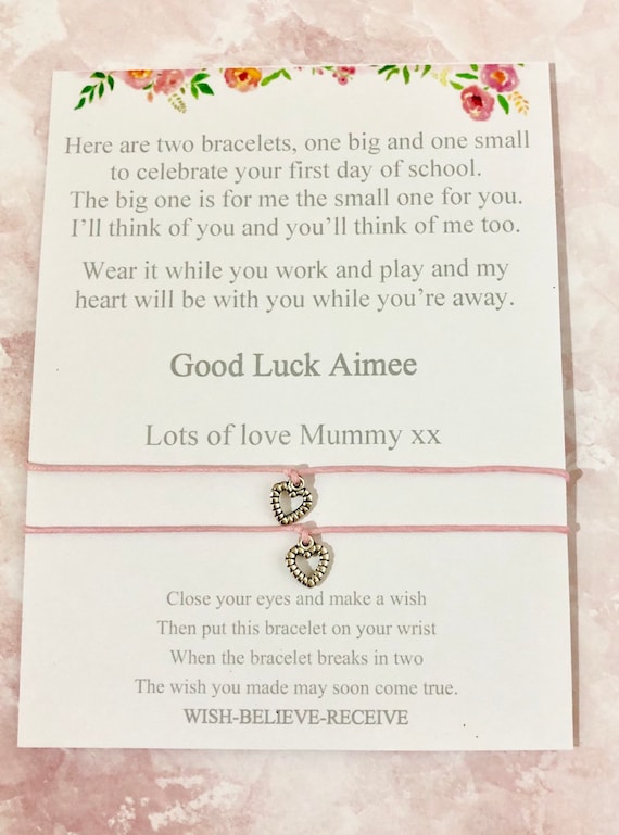 Nana gift family thinking of you wish bracelet birthday thank you