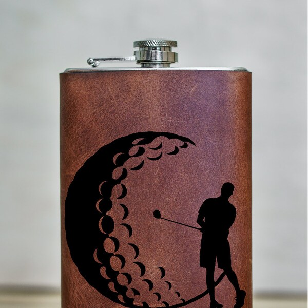 Golf Flask Etsy