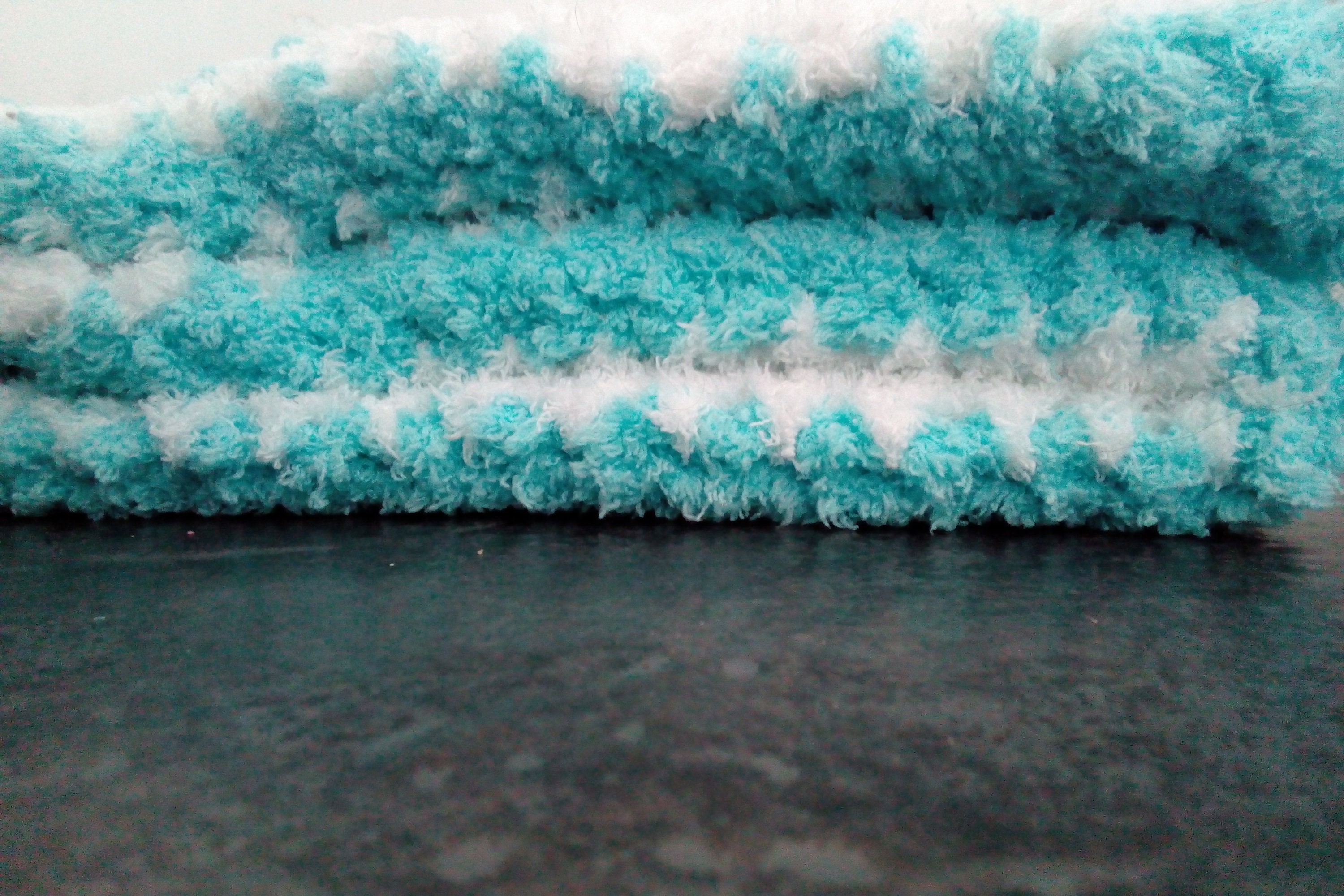 Handmade Striped Baby Blanket Blue and White Etsy