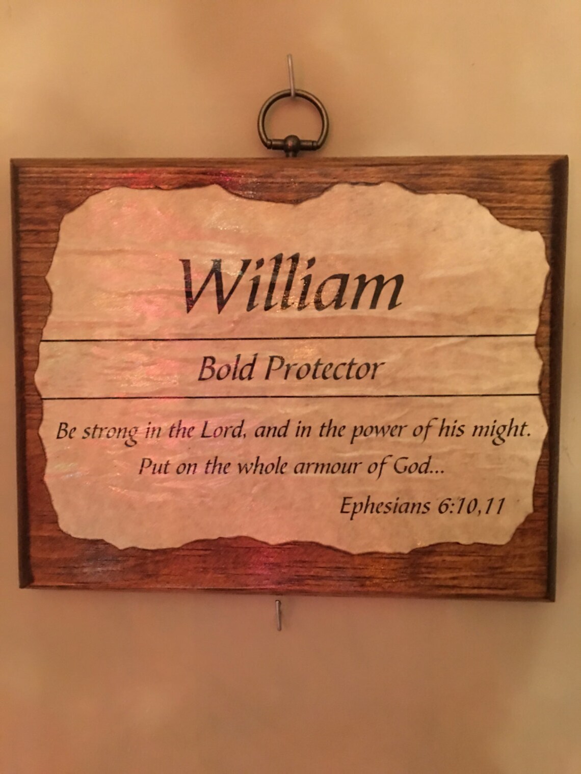 Personalized Scripture Plaques Bible Verse Name Plaque Etsy