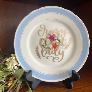Sarcastic Plate Decor, Humorous Kitchen Wall Art, Plate With Sarcastic Saying, Vintage Plate With Funny Saying, Funny Decor, Sarcastic Decor