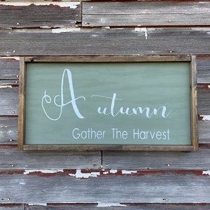 Fall Harvest Wooden Sign, Autumn Sign, Fall Sign, Autumn Decor, Rustic Fall Decor, Rustic Autumn Sign, Farmhouse Sign,