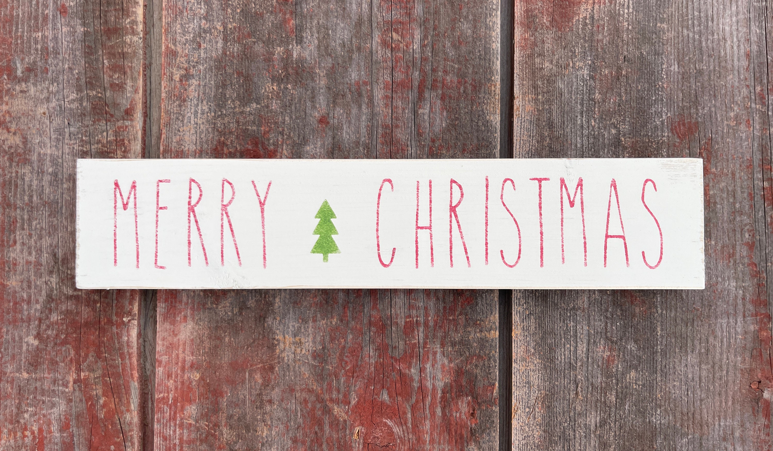 Rustic Wooden Merry Christmas Sign, Christmas Decor, Christmas Sign, …