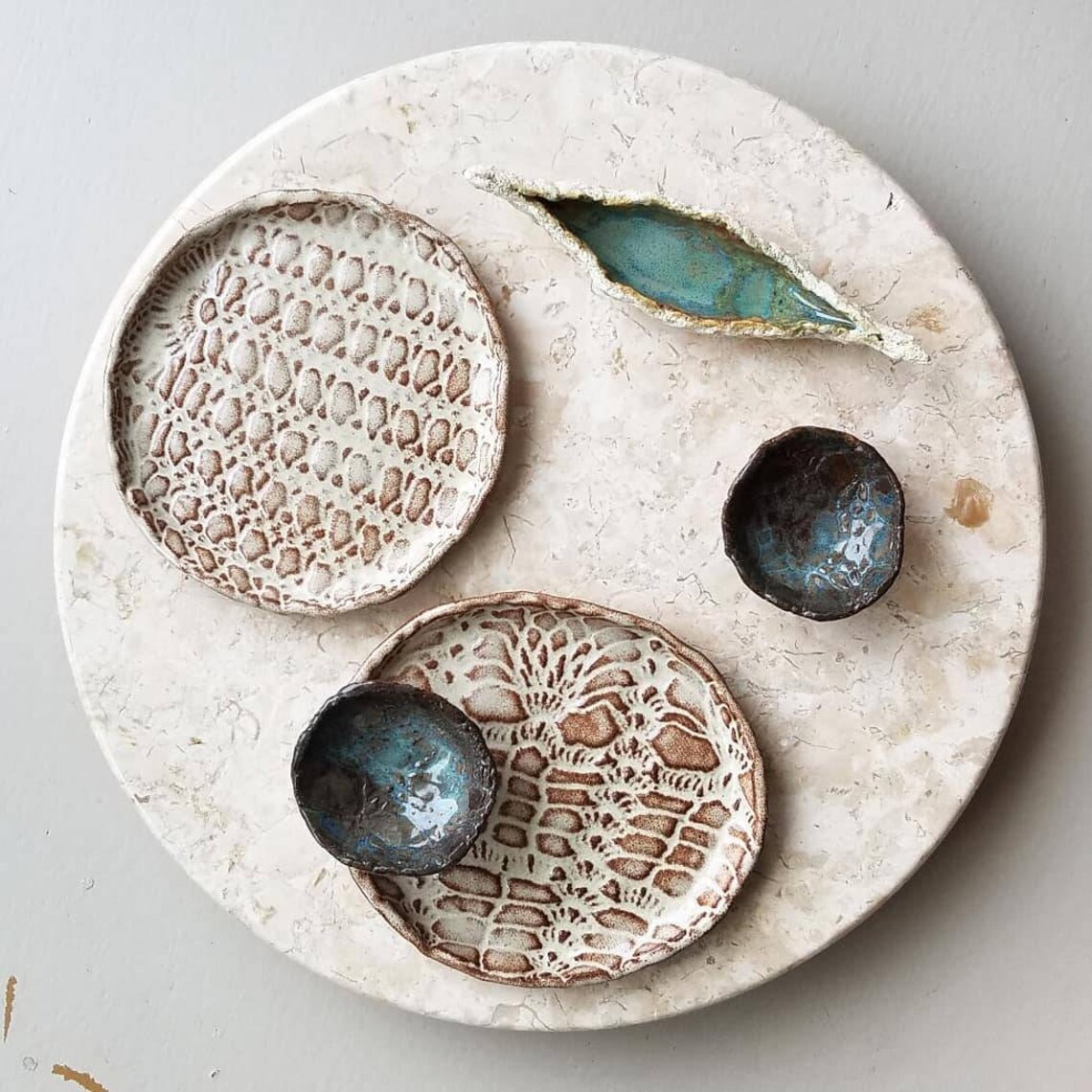 Ceramic Trinket Trays Handmade Pottery Etsy