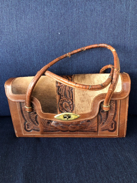 1940/1950 Hand Tooled Leather Montes Mexico