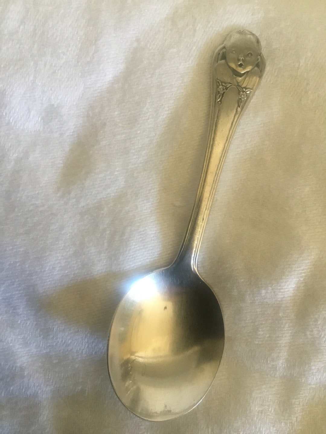 Gerber Baby Spoon Winthrop Silver Plate Advertising Item Etsy