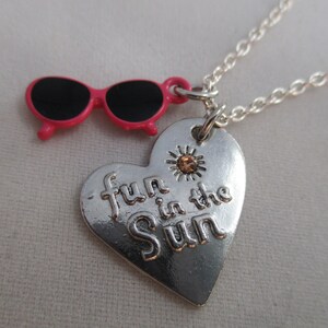 Fun in the sun necklace Beach Necklace Ocean necklace
