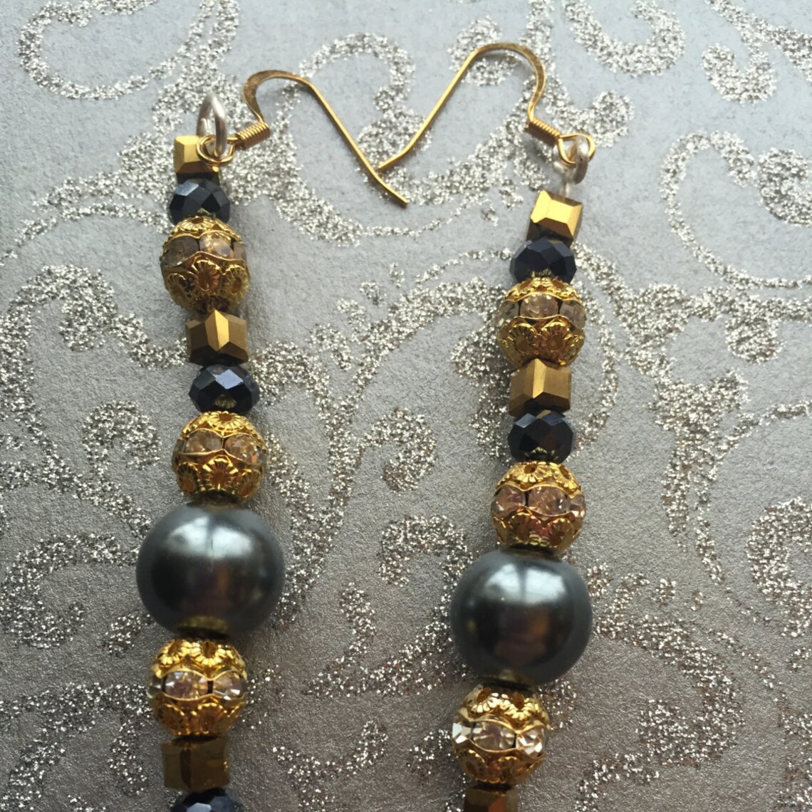 CLEARANCE Pearl Earrings, Crystal Earrings, Elegant Jewelry, Vintage Jewelry, Womens Accessories