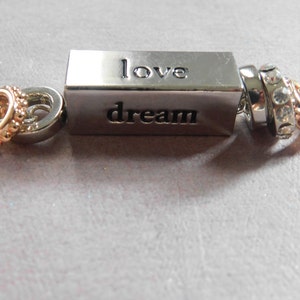 Live Laugh Love Dream Necklace Inspirational Necklace Silver Block Affirmation Necklace Uplifting Jewelry