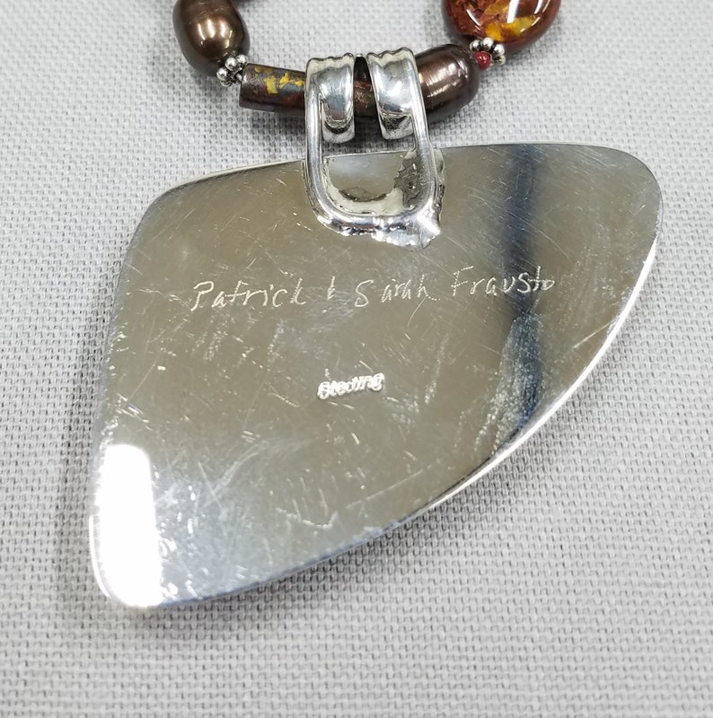 Sagenite sterling bead necklace 250 image 8