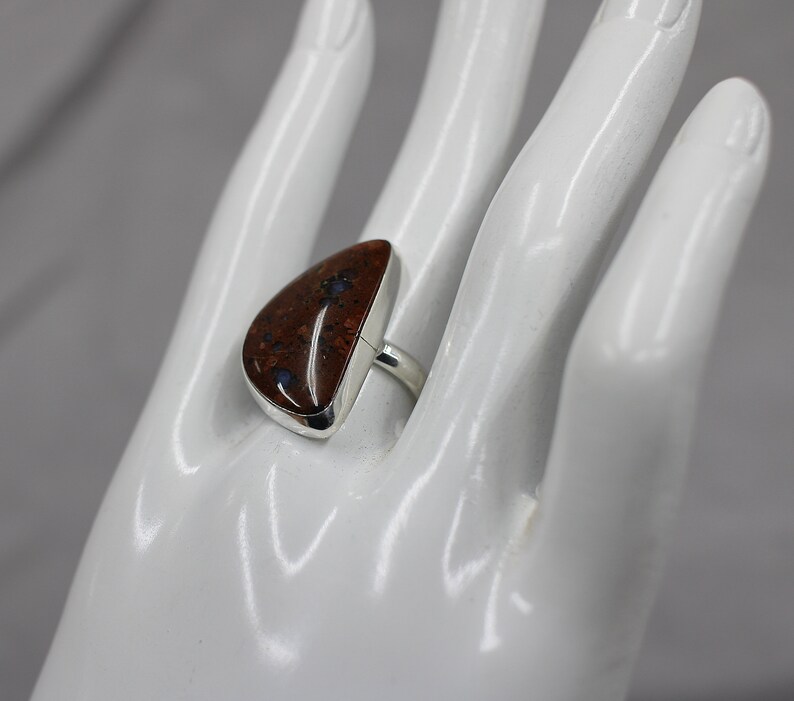 LLanite sterling silver ring one of a kind 128 image 10