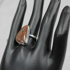 LLanite sterling silver ring one of a kind 128 image 9