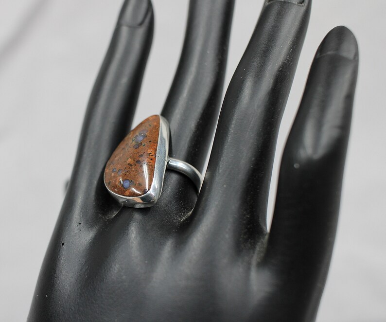 LLanite sterling silver ring one of a kind 128 image 9