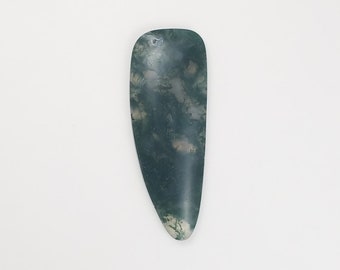 Moss Agate cabochon 35