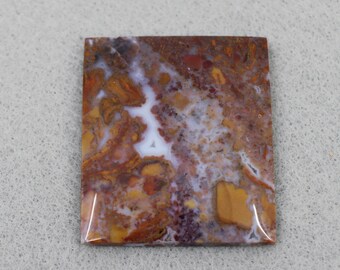 Plume Agate designer cabochon 75