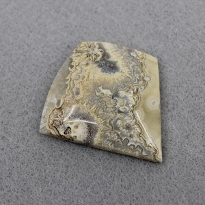 Yellow Mexican Lace Agate designer cabochon 80 image 9