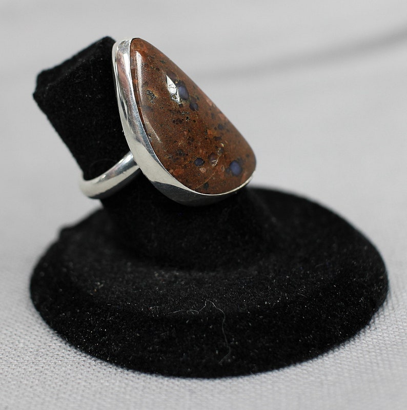 LLanite sterling silver ring one of a kind 128 image 8