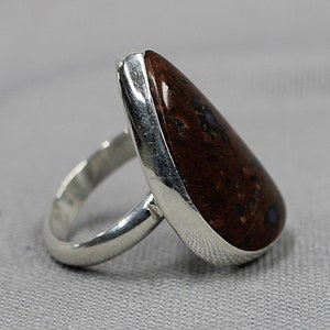 LLanite sterling silver ring one of a kind 128 image 2