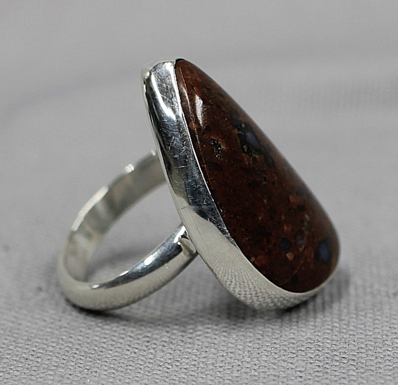 LLanite sterling silver ring one of a kind 128 image 2