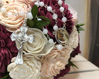 Custom Wedding Rosary | Catholic Wedding Gift for Bride, Groom, Couple