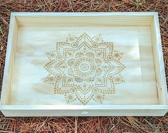 Mandala Tinker Tray  /  Loose Parts Play / Grapat / Sensory/ Lego Sorting