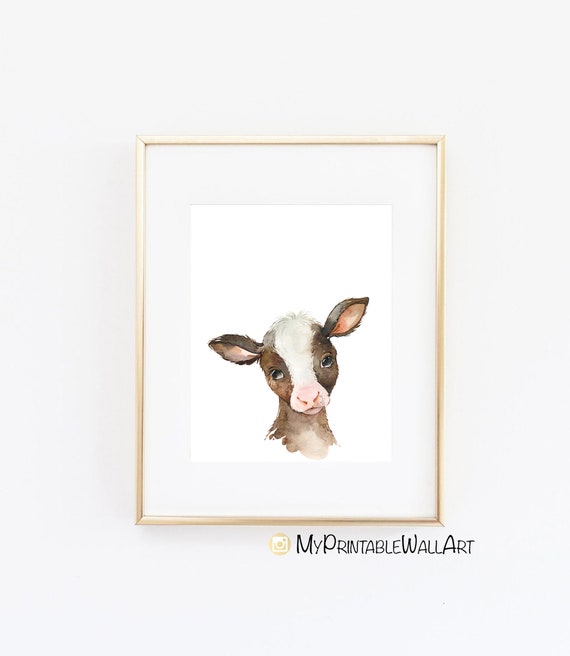 cow print nursery decor
