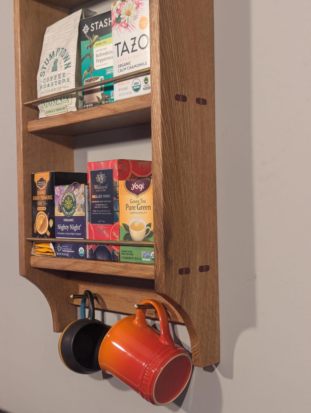 Spice Rack High Tea Quarter Sawn White Oak Tea, Coffee, Spice Rack - Etsy