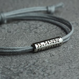 Coordinates bracelet instagram best sale