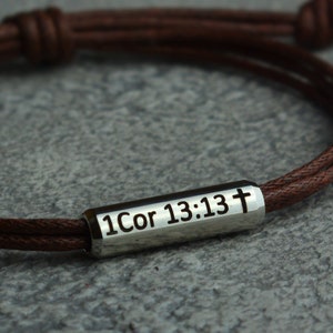 Womens bracelet personalized. Bible verse bracelet, religious jewelry, christian jewelry, communion bracelet. Graduation Mother's Day gift