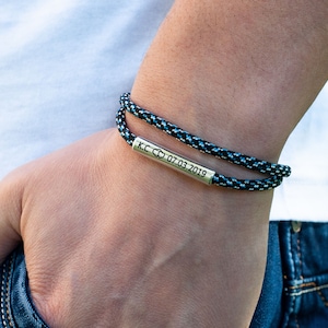 long distance boyfriend gift relationship Anniversary for men, girlfriend, husband,  his and her. Long Distance Gift bracelet