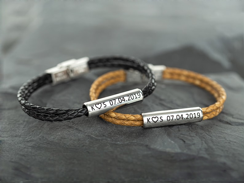 Long Distance Relationship Custom Bracelet Couples Bracelet Etsy