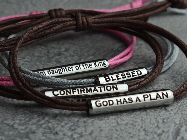 WWJD cord Bracelets. What Would Jesus Do Bracelets. Christian Jewelry zdjęcie 7