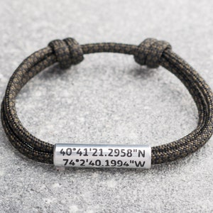 Mens paracord bracelet! Personalized surfer bracelet, tennis bracelet, bead bracelet, his and her gifts, matching bracelets