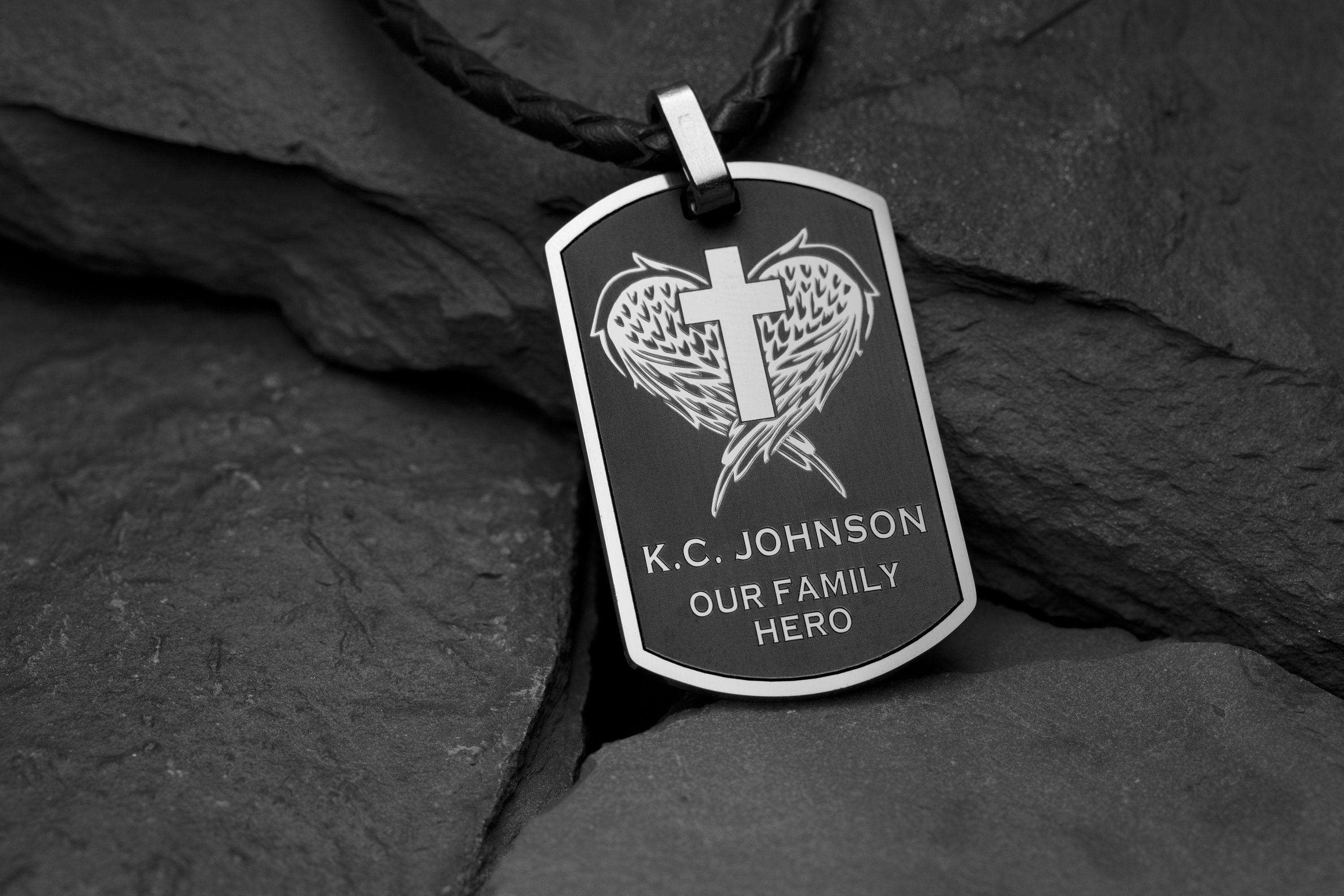 Memorial Loss Necklace Loss of Father Necklace Remembrance Etsy UK