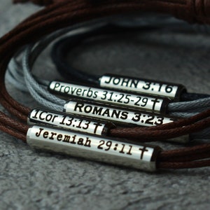 WWJD cord Bracelets. What Would Jesus Do Bracelets. Christian Jewelry zdjęcie 6