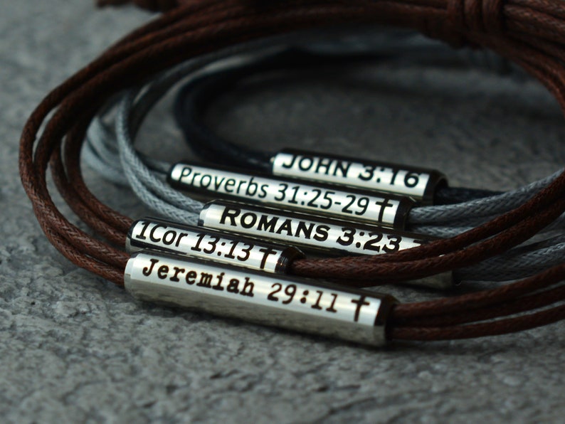 WWJD cord Bracelets. What Would Jesus Do Bracelets. Christian Jewelry zdjęcie 6