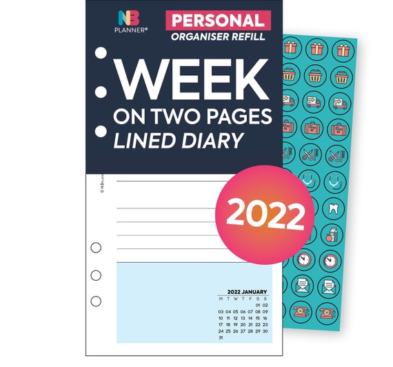 Calendars, Planners & Personal Organisers 2022 Standard Size Diary