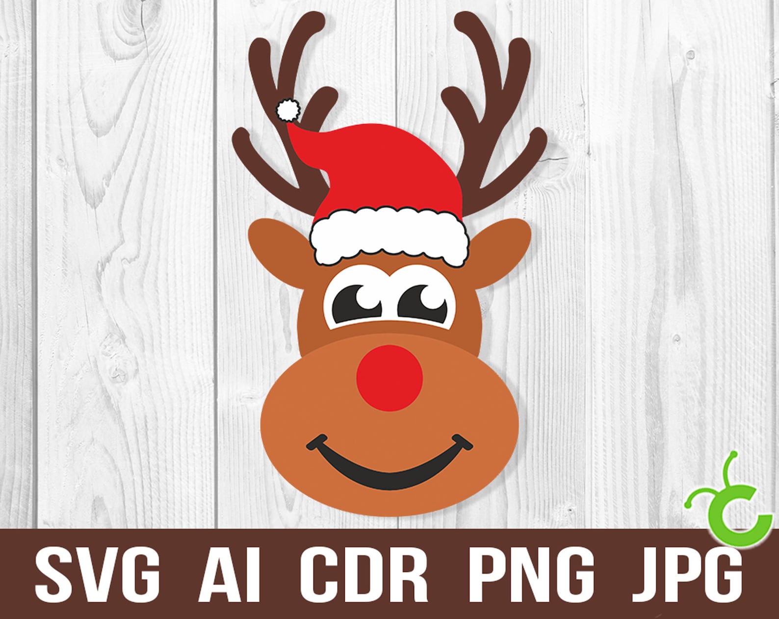 Party Rudolph Svg Rudolph the Red Nosed Reindeer Svg Png Cdr Printing, Reindeer Digital ...