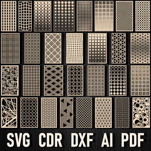 Svg wall art panel room divider Silhouette Files, Laser Cutting Glowforge Files, Easy Cut Cnc File, Instant Download decorative partition