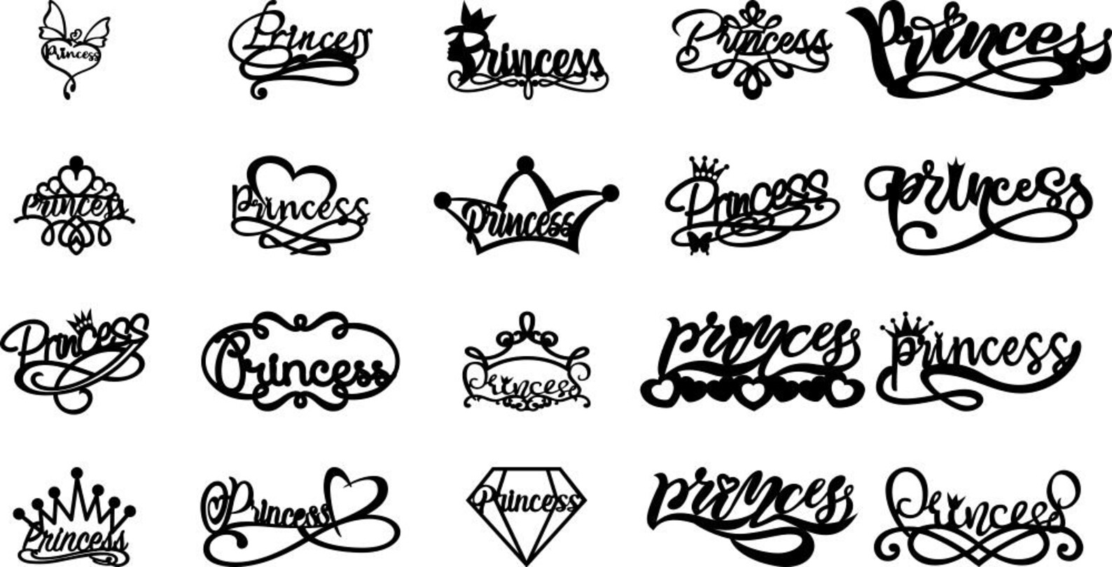 Free Free 233 Princess Cake Topper Svg SVG PNG EPS DXF File