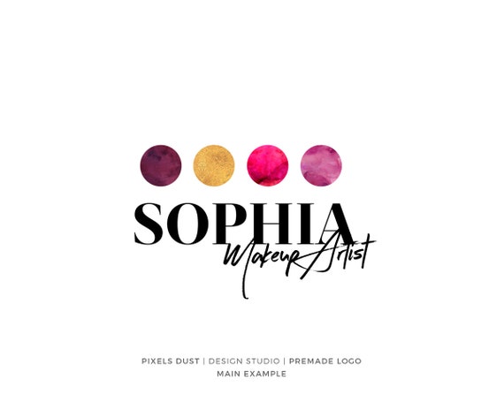 premade logo makeup logo