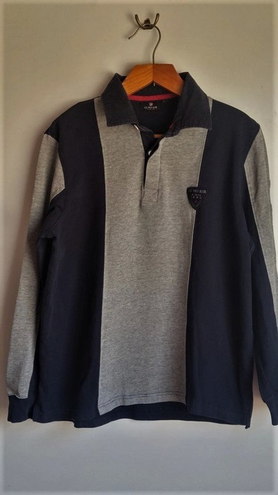 U.S. POLO ASSN  Vintage Mens Blazer Polo Shirt Long Sleeves Knitwear