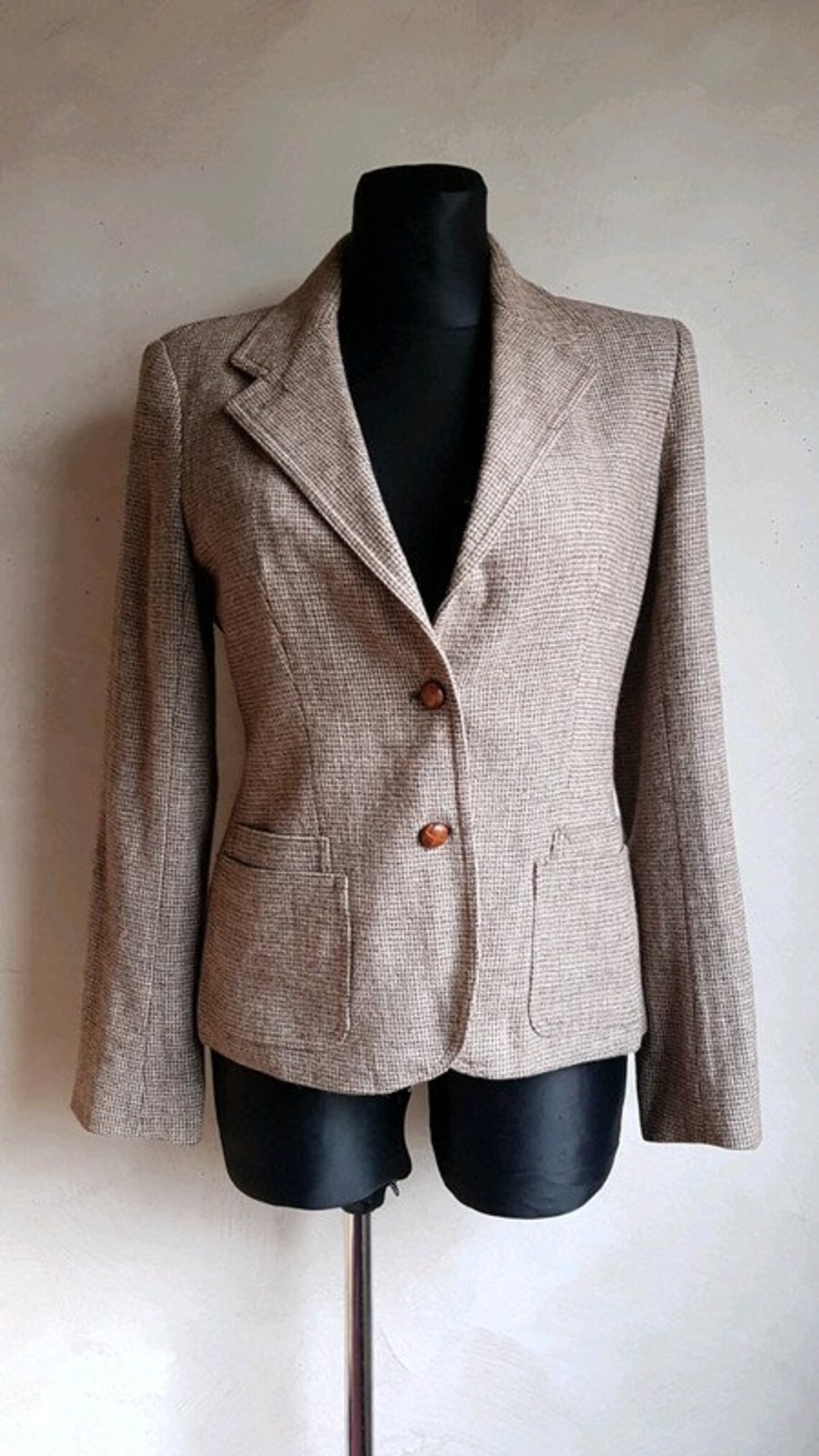 80's Classic Tweed Blazer by Londonderry By Peabody