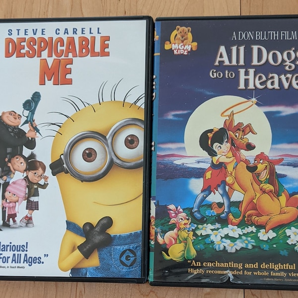 Buy One or Both: Despicable Me / All Dogs Go To Heaven